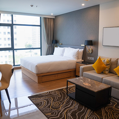 Comfortable budget hotel room